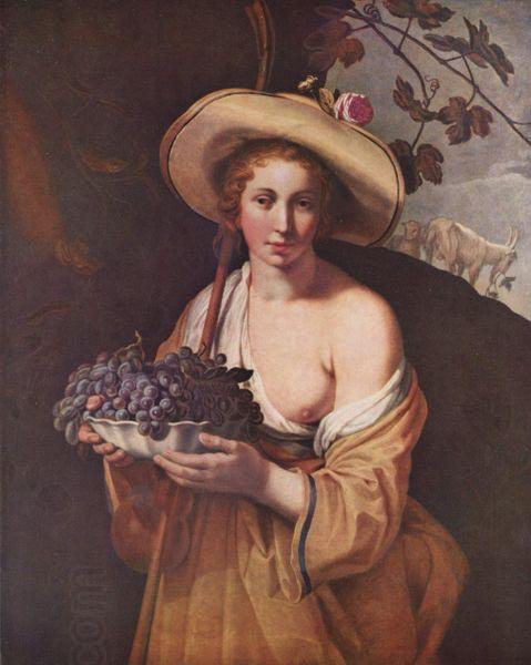 Abraham Bloemaert Shepherdess with Grapes China oil painting art